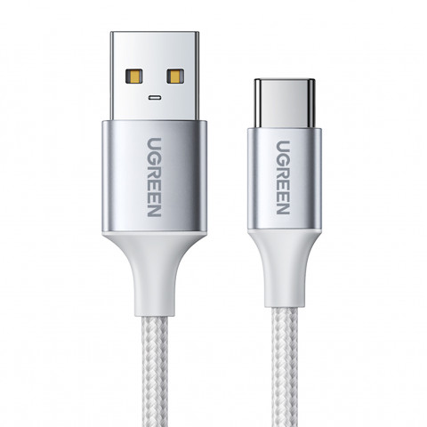 
USB-A - USB-C QC 3.0 3A 3m - baltas
