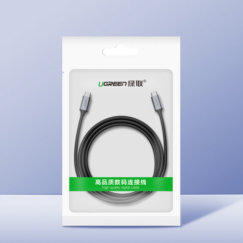 
USB-C 3.1 - USB-C 3.1 1,5 m kabelis - pilkas
