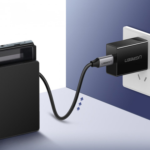 
USB-C 3.1 - USB-C 3.1 1,5 m kabelis - pilkas
