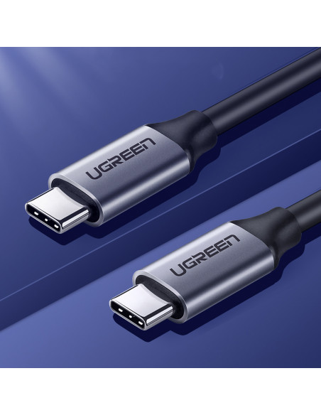 
USB-C 3.1 - USB-C 3.1 1,5 m kabelis - pilkas
