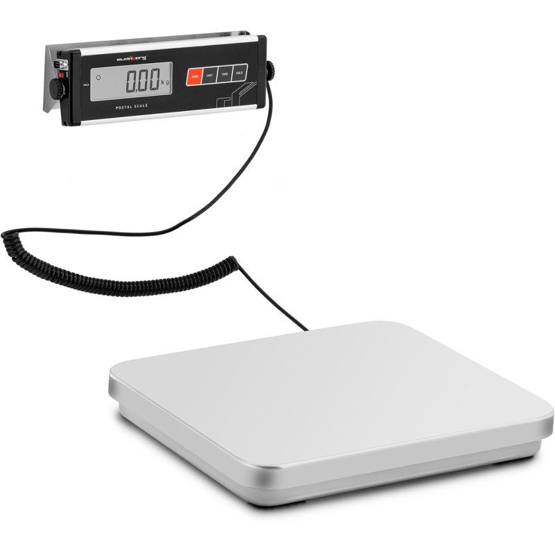 Platforminės pašto svarstyklės laiškų siuntiniams su išoriniu LCD 35,5 x 40,5 150 kg/ 0,05 kg