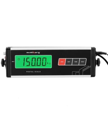 Platforminės pašto svarstyklės laiškų siuntiniams su išoriniu LCD 35,5 x 40,5 150 kg/ 0,05 kg Platforminės pašto svarstyklės laiškų siuntiniams su išoriniu LCD 35,5 x 40,5 150 kg/ 0,05 kg