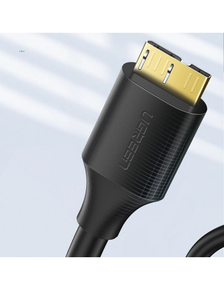 
USB-A 3.0 - micro USB-B 0,5 m kabelis - juodas
