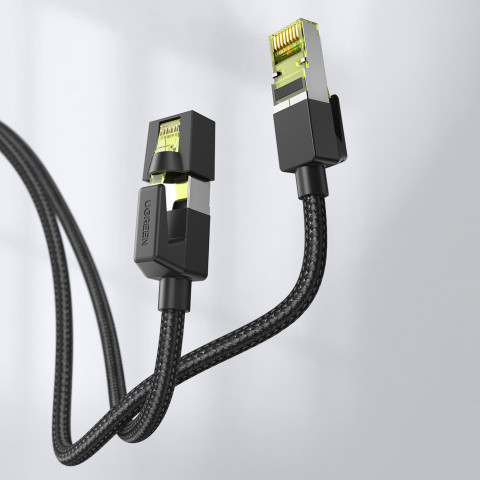 
Ethernet jungiamasis laidas RJ45 Cat 7 10 Gbps 3 m - juodas
