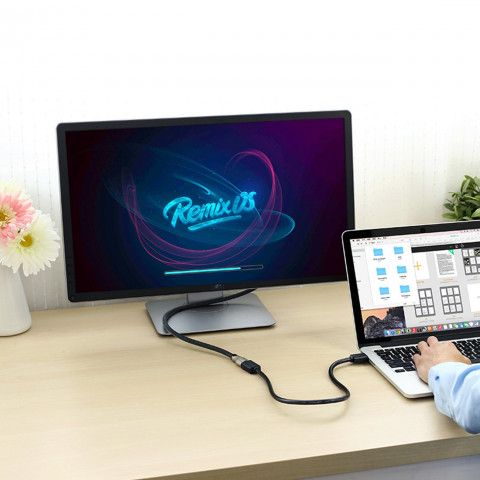 
HDMI 2.0 4K kabelio prailgintuvas, 3 m, juodas
