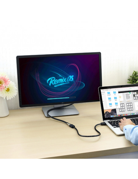 
HDMI 2.0 4K kabelio prailgintuvas, 3 m, juodas
