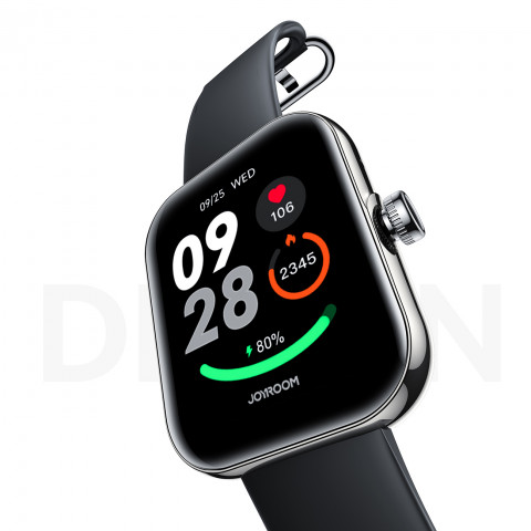 
„Joyroom Fit-Life JR-FT5 Plus“ išmanusis laikrodis su skambučių atsiliepimo funkcija – juodas
