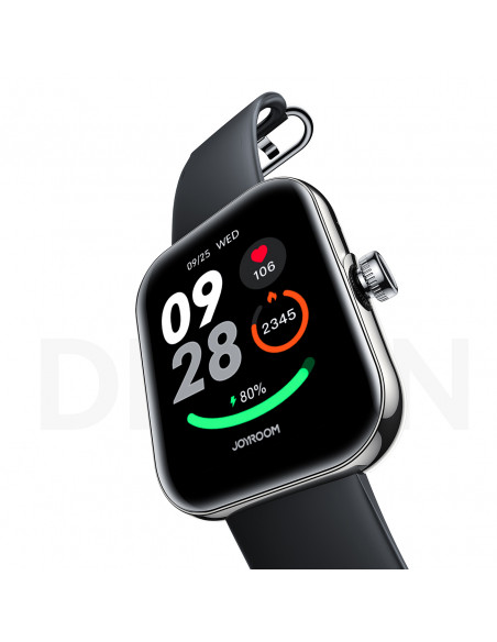 
„Joyroom Fit-Life JR-FT5 Plus“ išmanusis laikrodis su skambučių atsiliepimo funkcija – juodas
