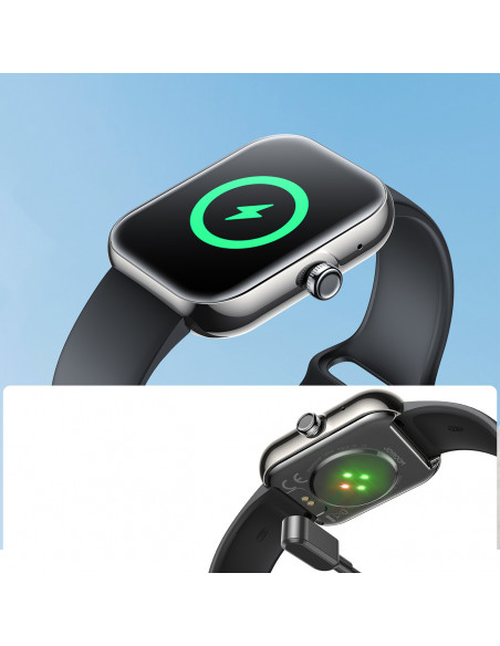 
„Joyroom Fit-Life JR-FT5 Plus“ išmanusis laikrodis su skambučių atsiliepimo funkcija – juodas
