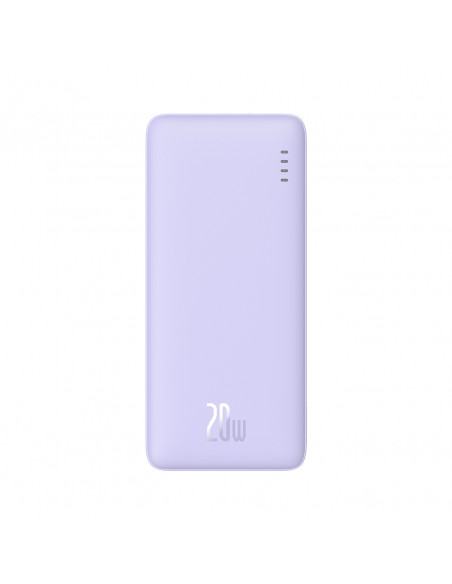 
10000mAh „Airpow“ greitojo įkrovimo 20 W nešiojama baterija – violetinė
