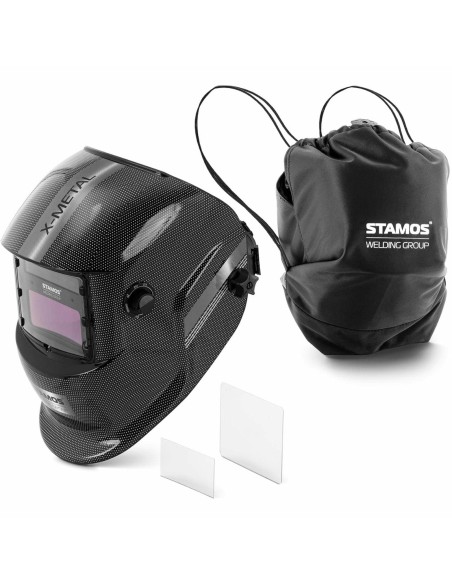 X-METAL automatinis automatiškai tamsėjantis suvirinimo šalmas su šlifavimo funkcija X-METAL automatinis automatiškai tamsėjantis suvirinimo šalmas su šlifavimo funkcija