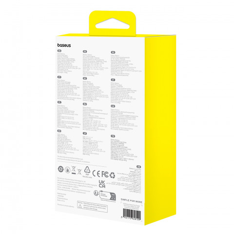 
20000mAh „Airpow 20W“ nešiojama baterija su USB-A - USB-C laidu, 50 cm, juoda
