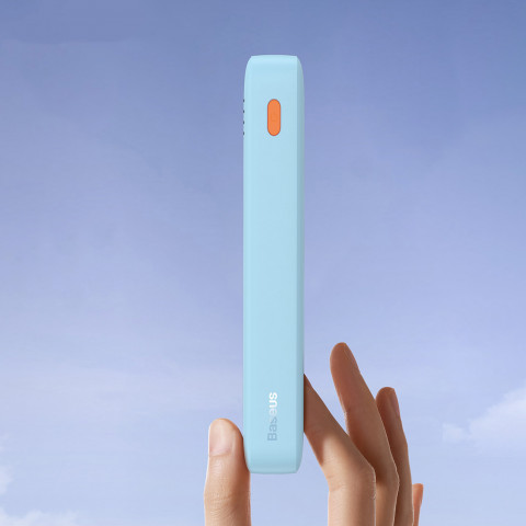 
20000mAh nešiojama baterija „Airpow 20W“ su USB-A - USB-C laidu, 50 cm, mėlyna
