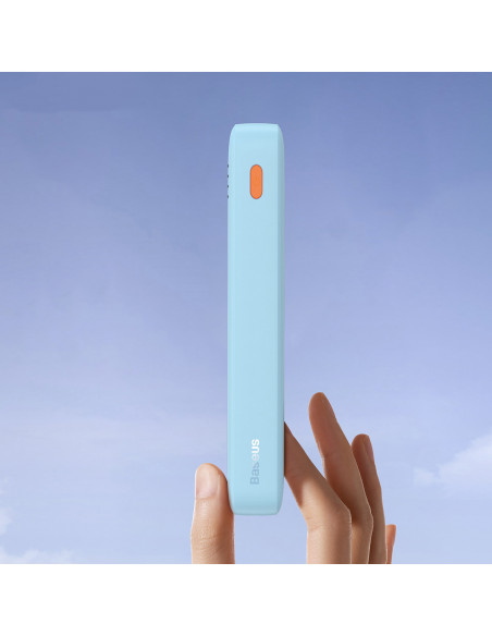 
20000mAh nešiojama baterija „Airpow 20W“ su USB-A - USB-C laidu, 50 cm, mėlyna
