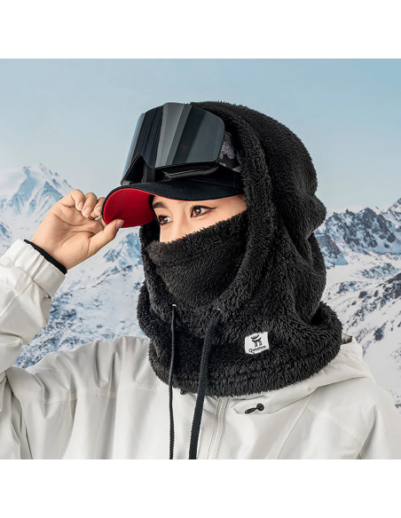 
„Qunature Arctic Velvet“ slidinėjimo balaklava, M dydis, juoda
