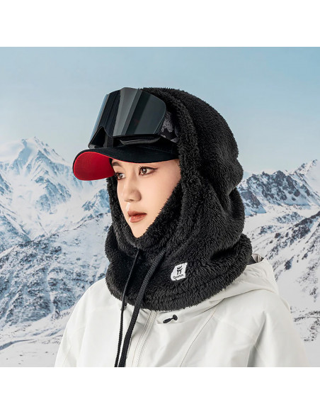 
„Qunature Arctic Velvet“ slidinėjimo balaklava, M dydis, juoda
