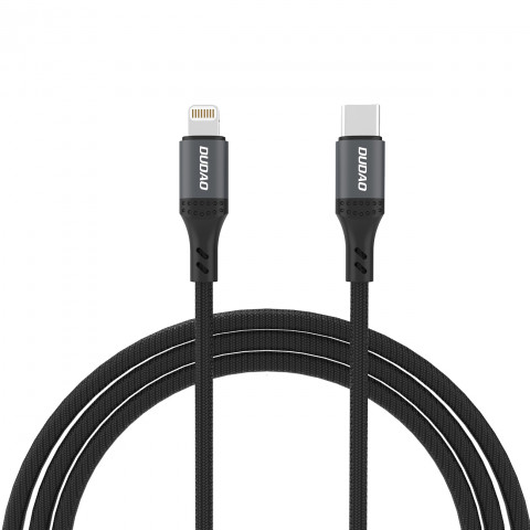 
Pintinis USB-C laidas – iPhone Lightning 30W 1.2m – juodas
