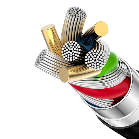 
Pintinis USB-C laidas – iPhone Lightning 30W 1.2m – juodas
