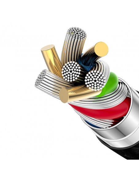 
Pintinis USB-C laidas – iPhone Lightning 30W 1.2m – juodas
