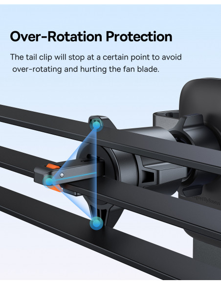 
Metalinis 3 metų amžiaus „Gravity“ automobilio telefono laikiklis oro išleidimo angai – juodas
