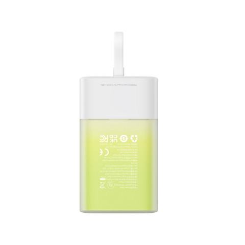 
„Popsicle“ išorinė baterija 5200mAh 20W su „Lightning“ laidu 60W/ 20V/ 3A/ 30cm - balta-žalia
