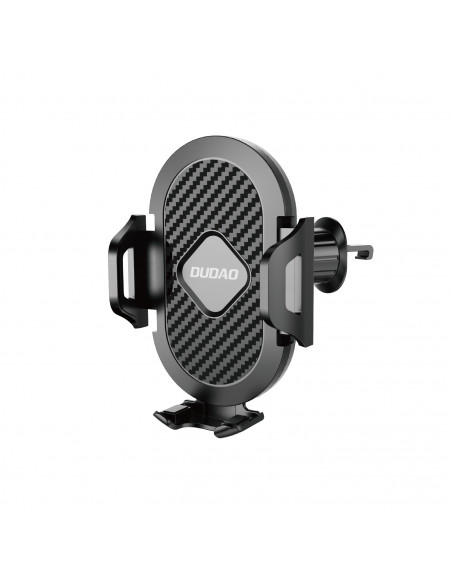 
F2+ išmaniojo telefono laikiklis oro išleidimo angai su spaustuku – juodas
