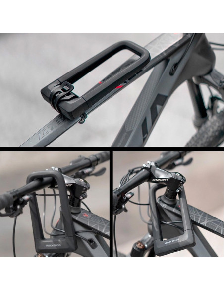 
Apsauginė dviračio spyna nuo vagystės – juoda
