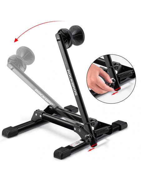 
Stabilus, sulankstomas priekinio rato dviračio stovas - juodas
