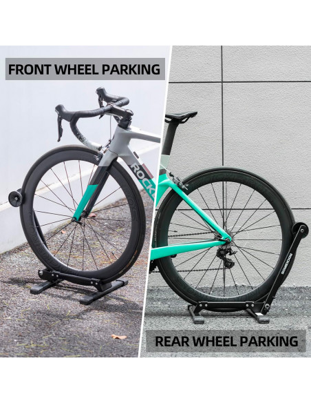 
Stabilus, sulankstomas priekinio rato dviračio stovas - juodas
