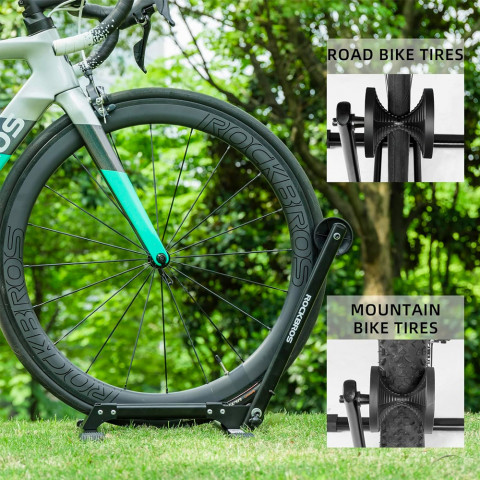 
Stabilus, sulankstomas priekinio rato dviračio stovas - juodas
