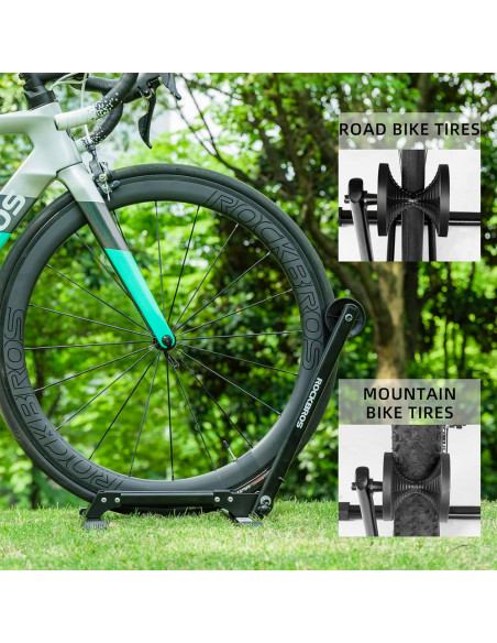 
Stabilus, sulankstomas priekinio rato dviračio stovas - juodas
