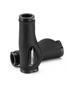 
Odinės dviračio rankenos vairams, 22 mm skersmens – juodos
