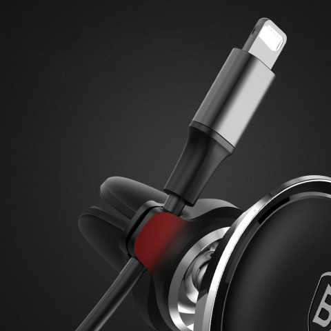 
Magnetinis telefono laikiklis automobiliui, skirtas oro išleidimo angai – juodas
