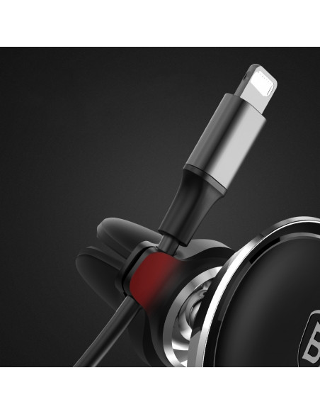 
Magnetinis telefono laikiklis automobiliui, skirtas oro išleidimo angai – juodas
