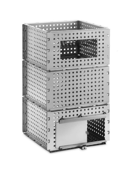 Krepšinio konteinerio židinio įdėklas 23 x 40 x 23 cm iki 1500 C Krepšinio konteinerio židinio įdėklas 23 x 40 x 23 cm iki 1500 C