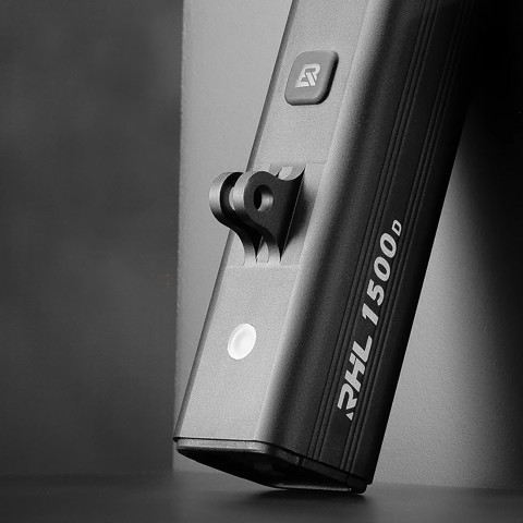 
Priekinis dviračio žibintas 5000mAh 1500lm IPX6 Garmin ir GoPro laikiklis - juodas
