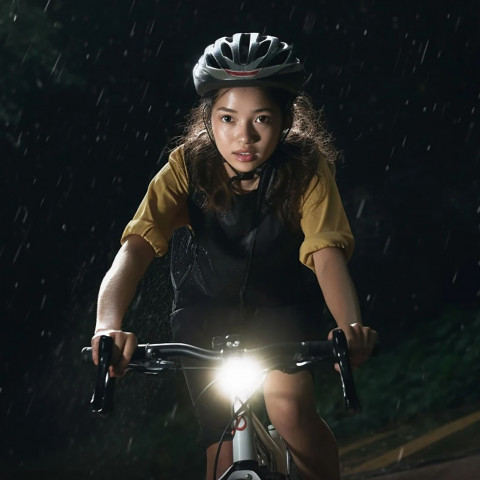 
Priekinis dviračio žibintas 5000mAh 1500lm IPX6 Garmin ir GoPro laikiklis - juodas
