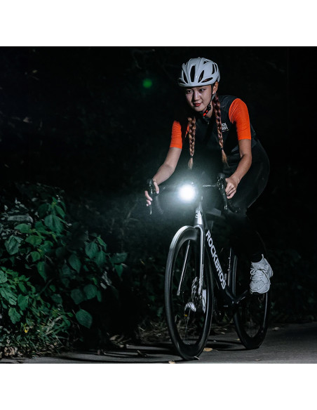 
Priekinis dviračio žibintas 5000mAh 1500lm IPX6 Garmin ir GoPro laikiklis - juodas
