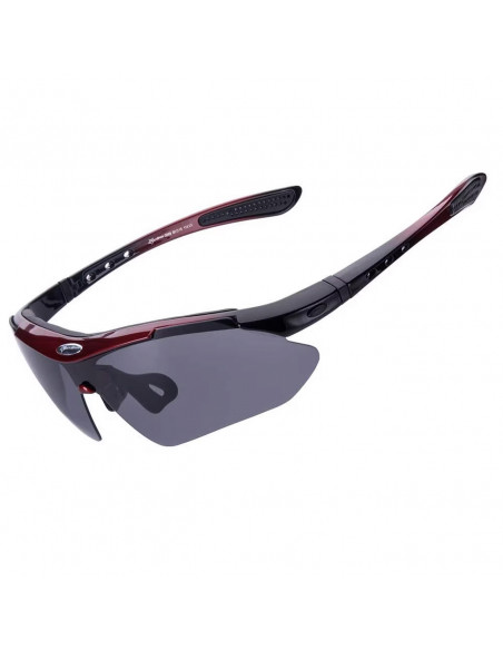 
Poliarizuoti dviratininko akiniai 10001 - komplektas juodos ir raudonos spalvos
