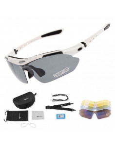 
Poliarizuoti dviratininko akiniai 10002 - RINKINYS - balti
