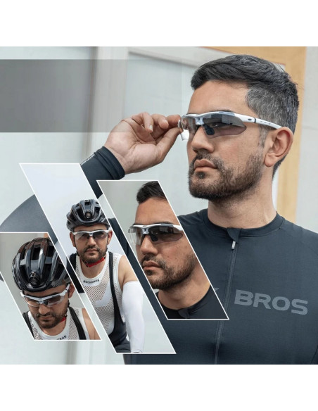 
Poliarizuoti dviratininko akiniai 10002 - RINKINYS - balti
