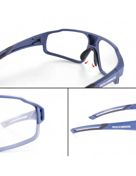 
Fotochrominiai UV400 dviratininko akiniai su dėklu SP216BL - mėlyni
