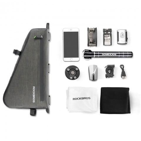 
Ant rėmo tvirtinamas dviračio krepšys, 5 l, AS-017 – tamsiai žalias
