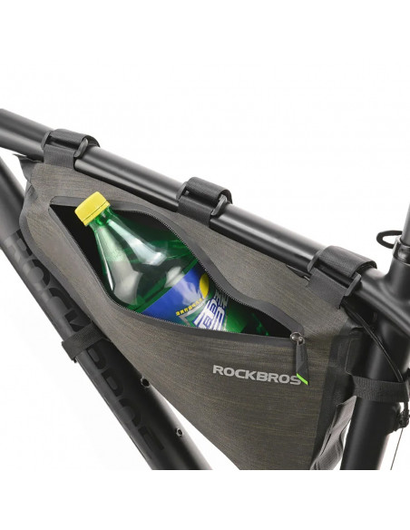 
Ant rėmo tvirtinamas dviračio krepšys, 5 l, AS-017 – tamsiai žalias
