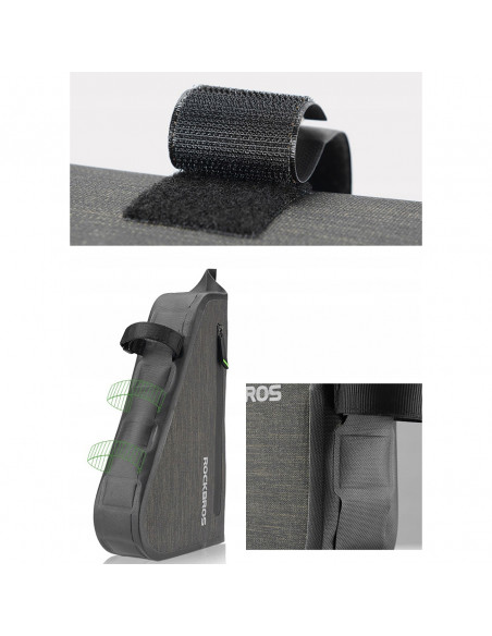 
Ant rėmo tvirtinamas dviračio krepšys, 5 l, AS-017 – tamsiai žalias
