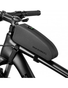 
Ant rėmo tvirtinamas vandeniui atsparus dviračio krepšys 1,5 l AS-019 - juodas
