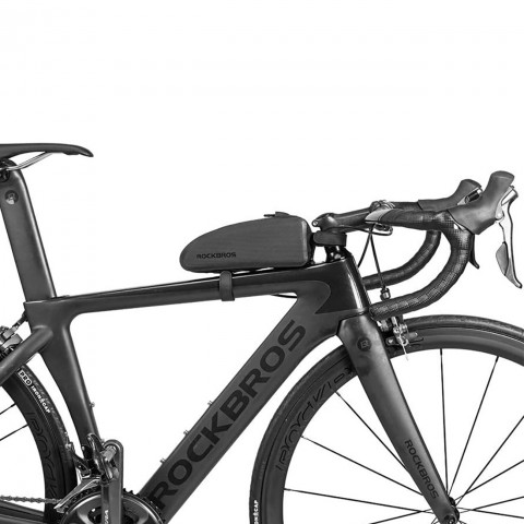 
Ant rėmo tvirtinamas vandeniui atsparus dviračio krepšys 1,5 l AS-019 - juodas
