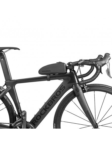 
Ant rėmo tvirtinamas vandeniui atsparus dviračio krepšys 1,5 l AS-019 - juodas
