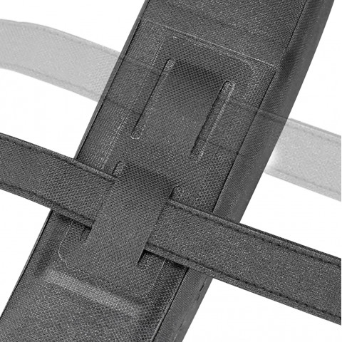 
Ant rėmo tvirtinamas vandeniui atsparus dviračio krepšys 1,5 l AS-019 - juodas
