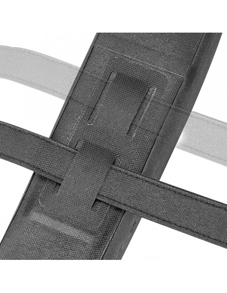 
Ant rėmo tvirtinamas vandeniui atsparus dviračio krepšys 1,5 l AS-019 - juodas
